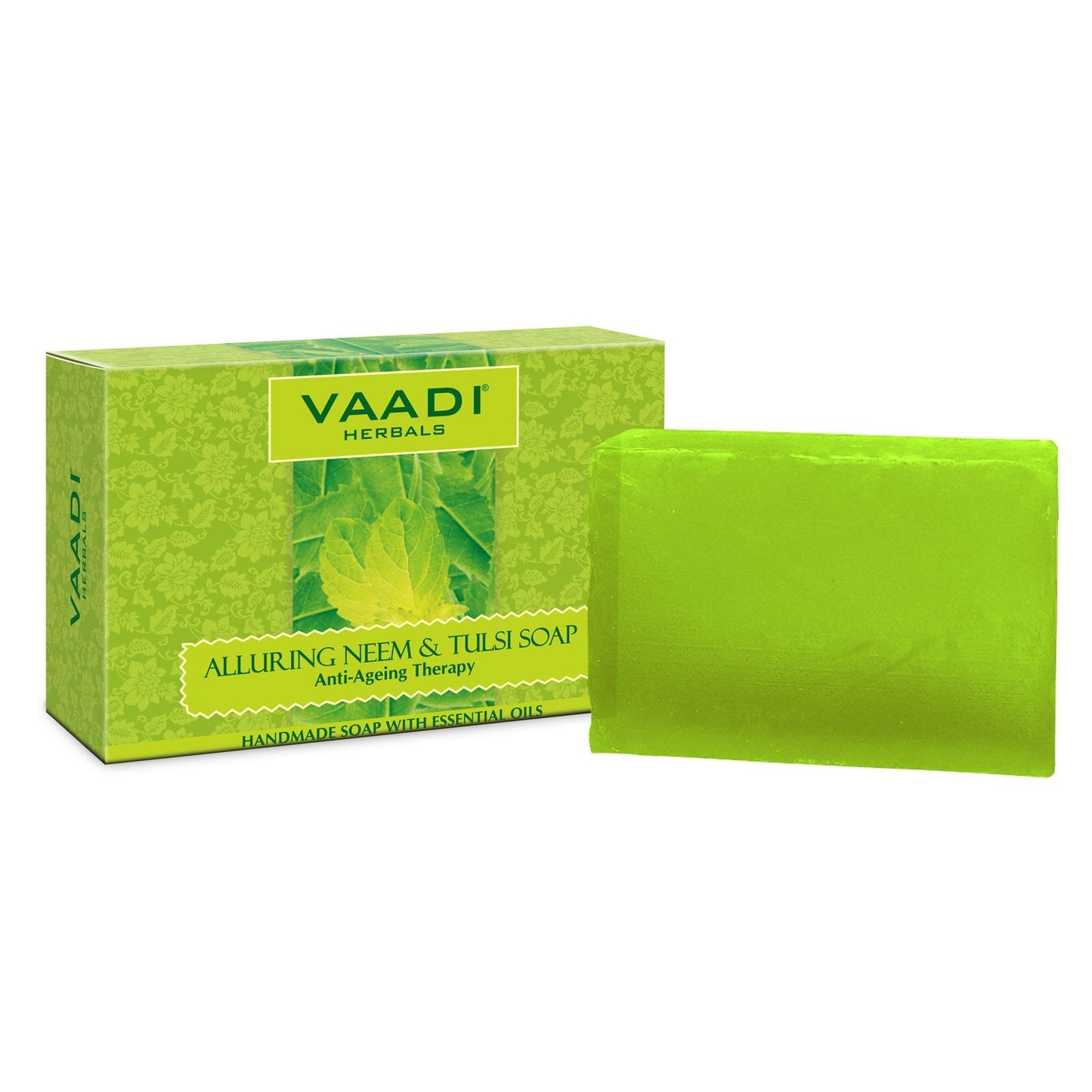 Organic Anti Bacterial Neem Tulsi Soap (75 gms / 2.7 oz)