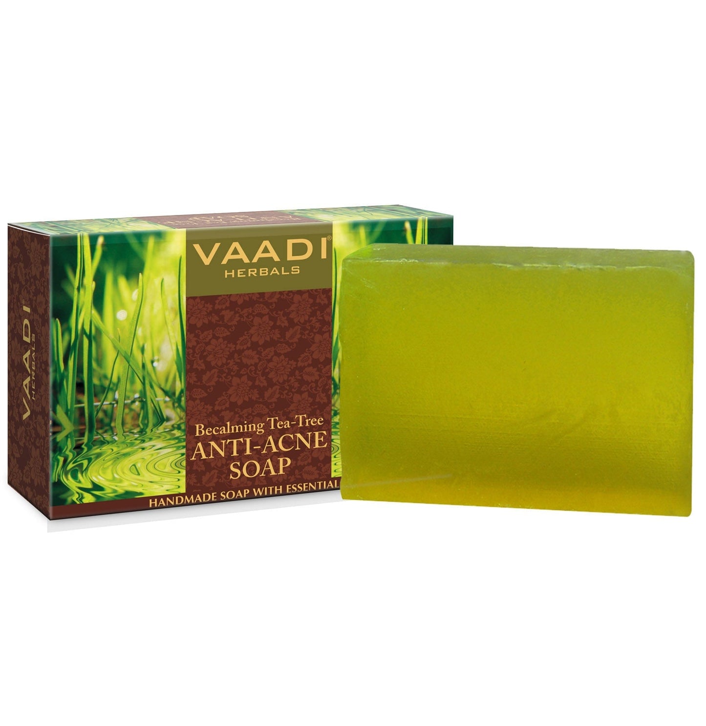 Organic Becalming Tea Tree Soap with Clove Oil - Anti Acne Therapy ( 75 gms/ 2.7 oz)