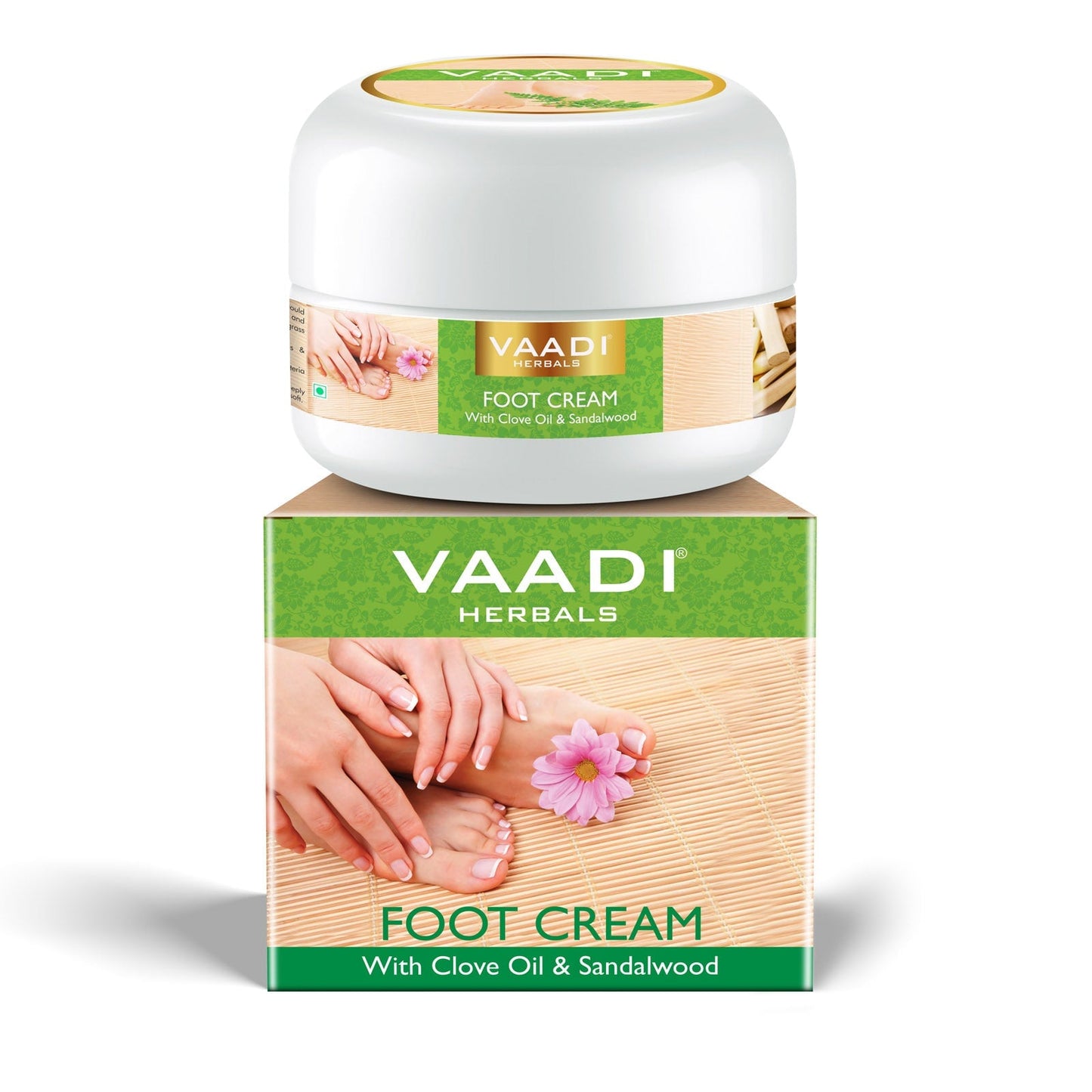 Foot Cream with Clove & Sandalwood Oil - Softens Dry & Cracked Feet (30 gms / 1.1 oz)
