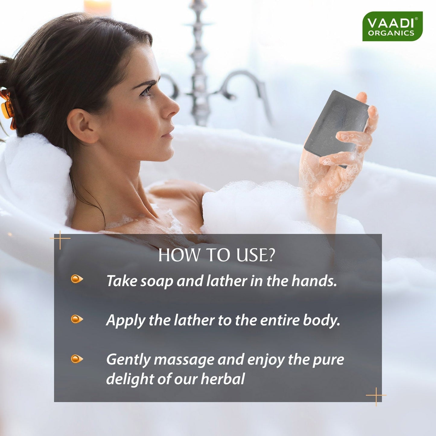 Activated Charcoal Soap - Detoxifies Skin - Brightens The Skin Tone (75 gms / 2.7 oz)