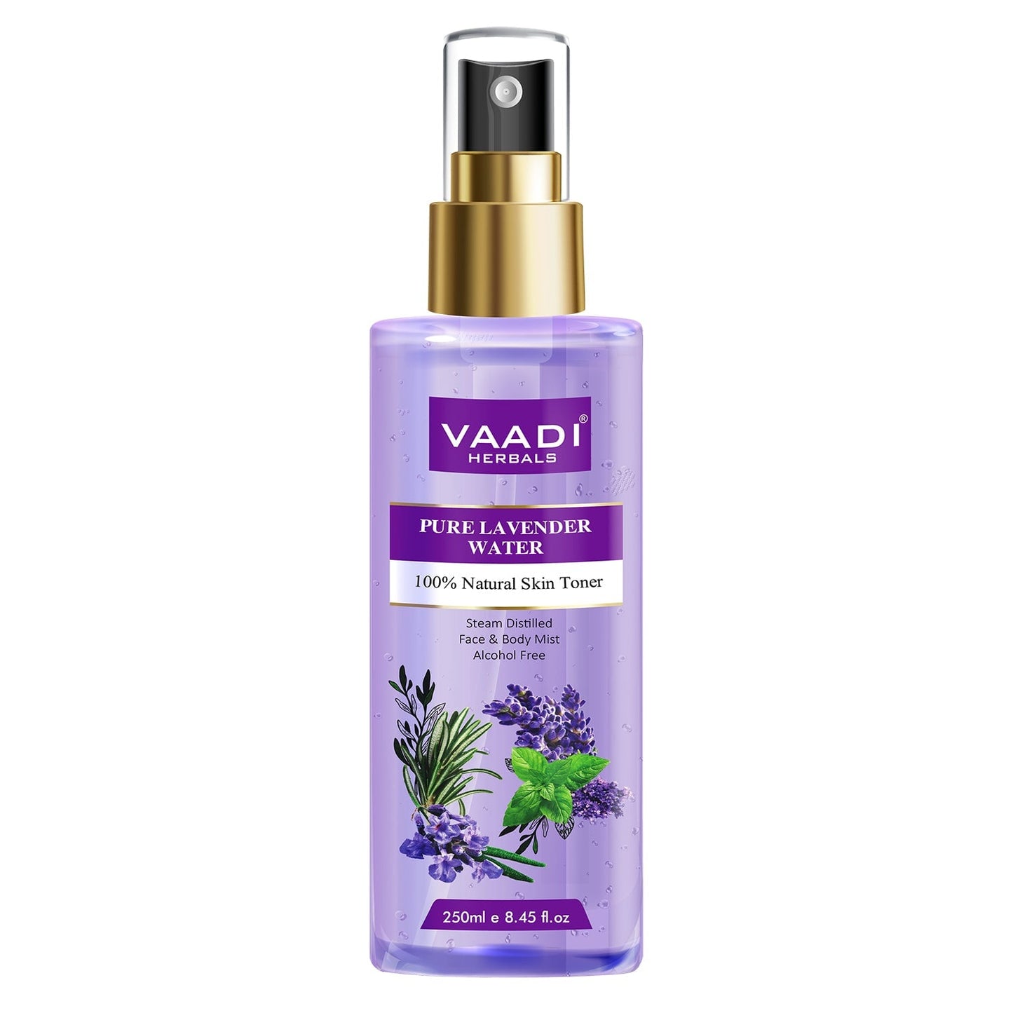 Lavender Water -100% Natural & Pure Skin Toner (250 ml / 8.5 fl oz)