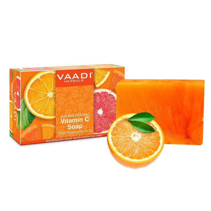 Organic Vitamin C Soap with Hyaluronic Acid (75 gms / 2.7 oz)