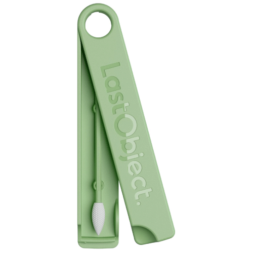 LastSwab® Reusable Cotton Swabs for Gentle & Eco-Friendly Beauty Routines - The Sustainable Alternative to Single-Use Q Tips - Zero Waste & Easy to Clean - Comes with a Travel Case Holder (Red)