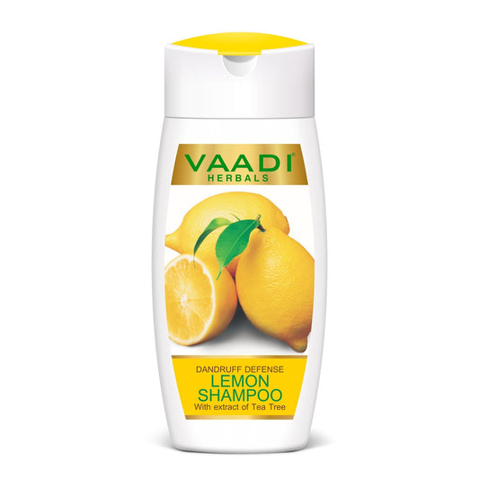 Dandruff Defense Organic Lemon Shampoo with Tea Tree Extract (110 m/ 4 fl oz)