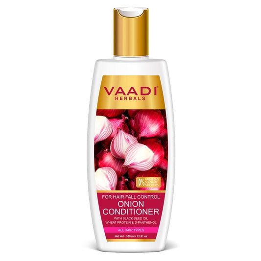 Organic Onion Conditioner with Black Seed Oil Wheat Protein & Coconut (350 ml/ 12 fl oz)
