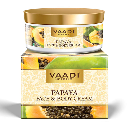 Papaya Face & Body Cream - Maintains Skin Elasticity - Keeps Skin Youthful (150 gms/ 5.3 oz)