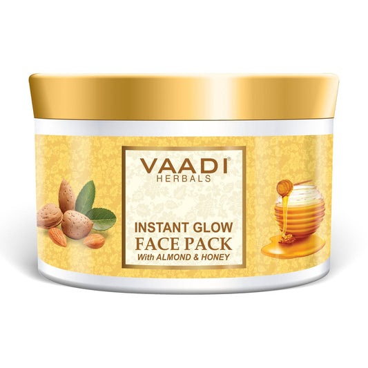 InstaGlow Face Pack with Almond & Honey - Reduces Pigmentation - Gives Instant Glow (600 gms/ 21.16 oz)