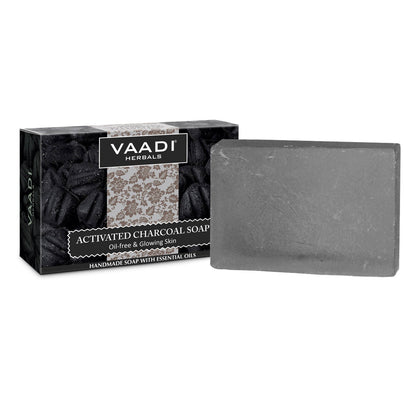 Activated Charcoal Soap - Detoxifies Skin - Brightens The Skin Tone (75 gms / 2.7 oz)