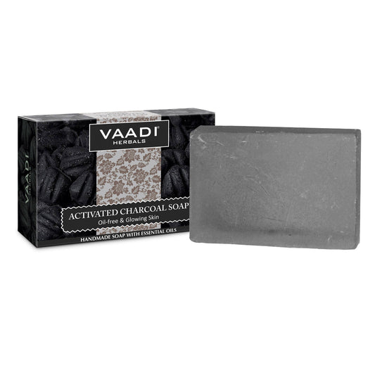 Activated Charcoal Soap - Detoxifies Skin - Brightens The Skin Tone (75 gms / 2.7 oz)