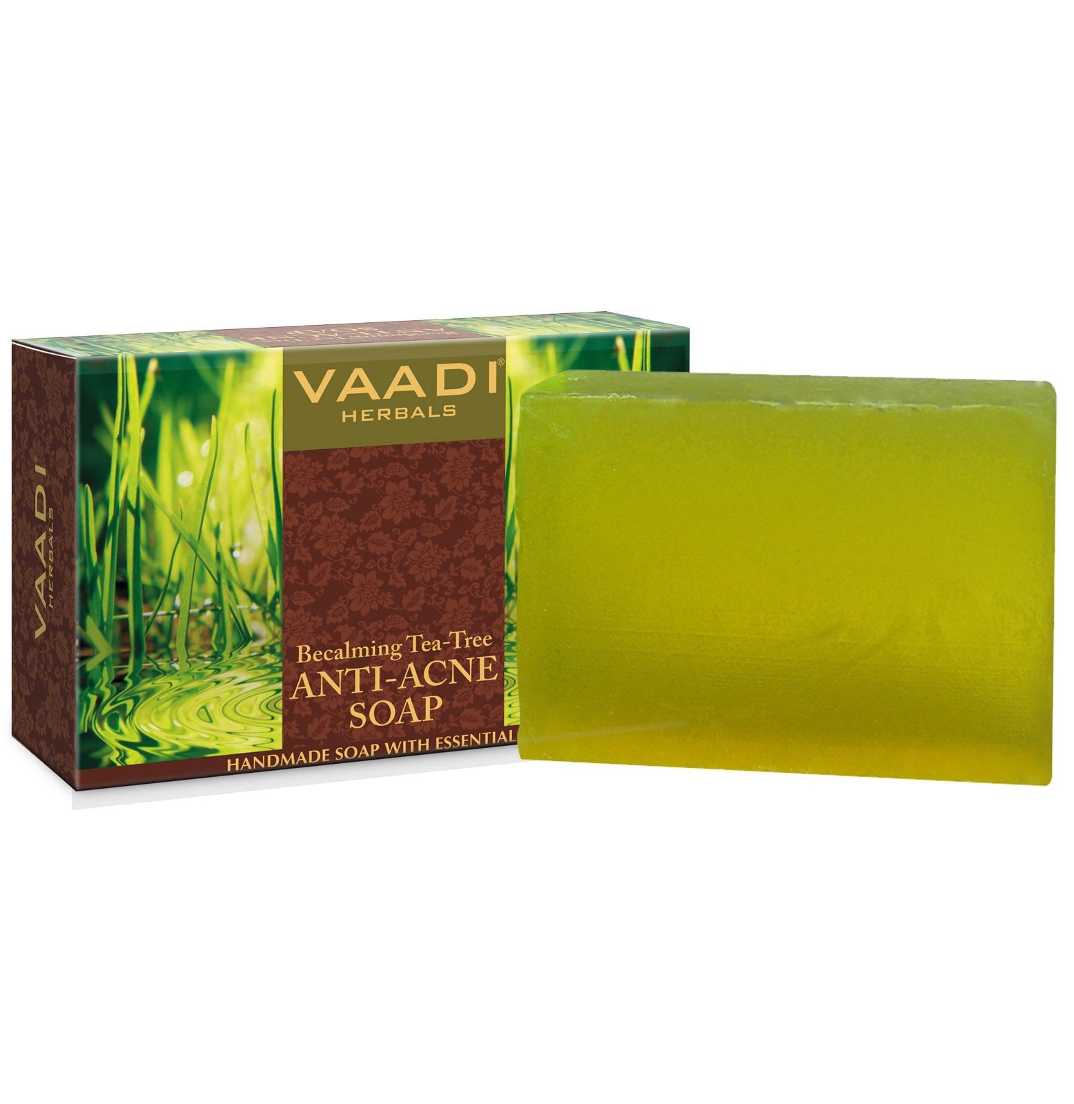 Organic Becalming Tea Tree Soap with Clove Oil - Anti Acne Therapy ( 75 gms/ 2.7 oz)