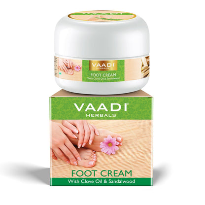 Foot Cream with Clove & Sandalwood Oil - Softens Dry & Cracked Feet (30 gms / 1.1 oz)