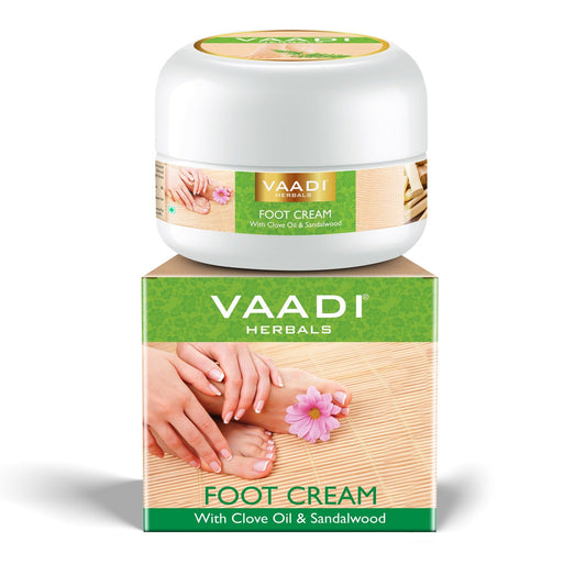 Foot Cream with Clove & Sandalwood Oil - Softens Dry & Cracked Feet (30 gms / 1.1 oz)