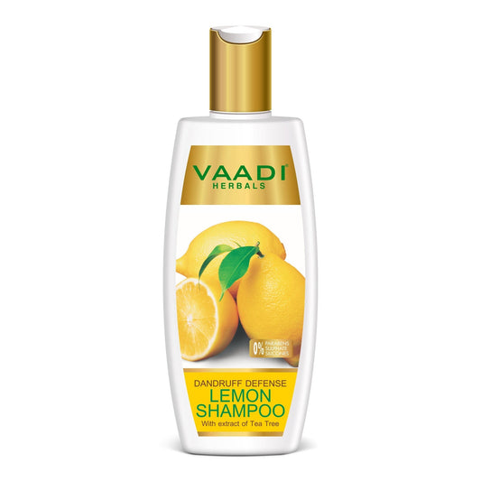 Dandruff Defense Organic Lemon Shampoo with Tea Tree Extract (350 ml/ 12 fl oz)