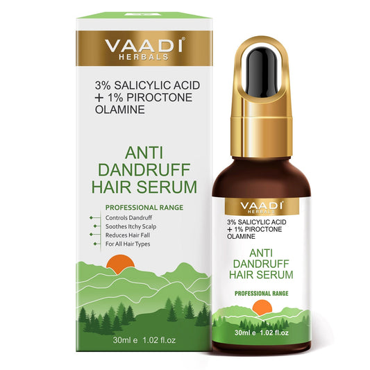 ANTI DANDRUFF HAIR SERUM with 3% SALICYLIC ACID + 1% PIROCTONE OLAMINE (30 ml) - Clearance