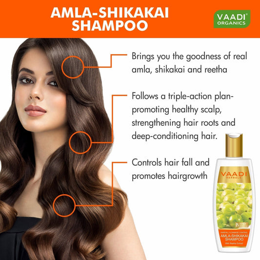 Hairfall & Damage Control Organic Shampoo (Indian Gooseberry Extract) (350 ml/12 fl oz)