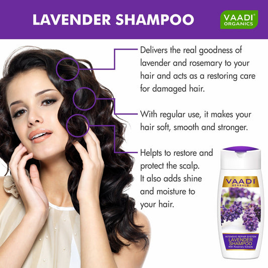 Intensive Repair Organic Lavender Shampoo with Rosemary Extract (110 ml/ 4 fl oz)