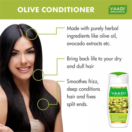Multi Vitamin Organic Rich Olive Conditioner with Avocado Extract (110 ml/ 4 fl oz)