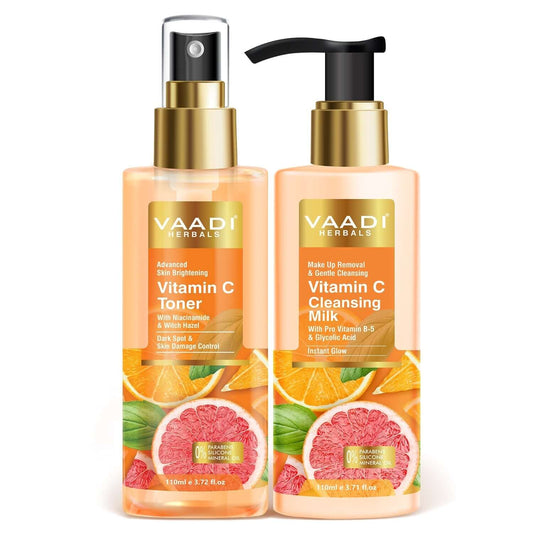Organic Vitamin C Cleansing Milk With Toner (2 x 110 ml/ 4 fl oz)