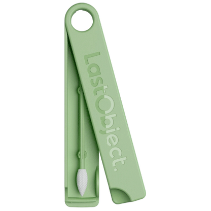 LastSwab® Reusable Cotton Swabs for Gentle & Eco-Friendly Beauty Routines - The Sustainable Alternative to Single-Use Q Tips - Zero Waste & Easy to Clean - Comes with a Travel Case Holder (Red)